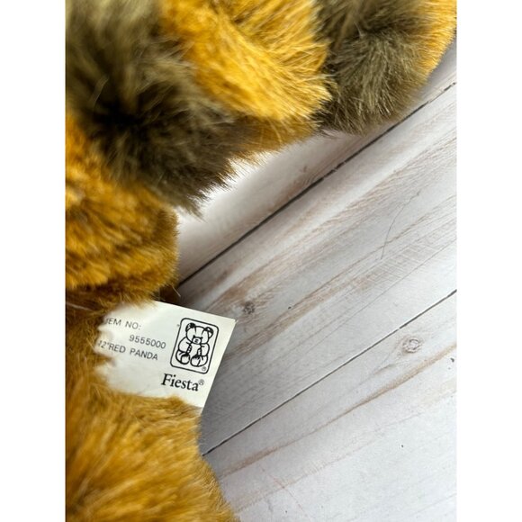 Fiesta Red Panda 12" Plush Realistic Stuffed Animal Striped Tail Cute Toy - Picture 11 of 15